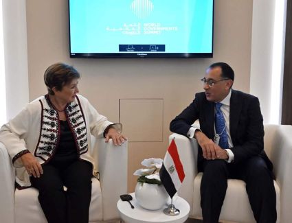 رئيس الوزراء يلتقي مدير عام صندوق النقد الدولي