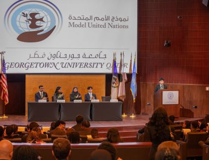 Georgetown Qatar’s Model United Nations Champions Underrepresented Voices