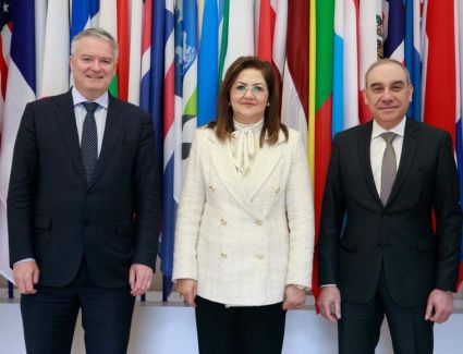  وزيرة التخطيط تلتقي الأمين العام للمنظمة لبحث تعزيز سبل التعاون