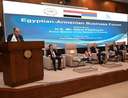 عاجل.. سمير: الموقع الجغرافي لأرمينيا وصناعاتها المزدهرة وسوقها الكبير يجعلها شريكًا جذابًا للشركات المصرية