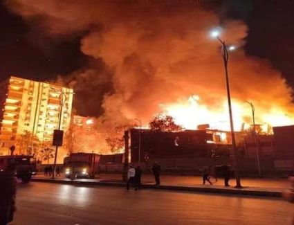 حريق استوديو الأهرام.. ورسالة من الفنان مصطفى شعبان للجمهور .. اعرف الحكاية والتفاصيل