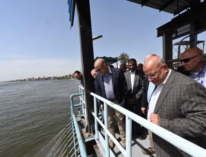 يخدم 2 مليون نسمة.. وزير الإسكان يتفقد مأخذ ومحطة مياه شبرا الخيمة 