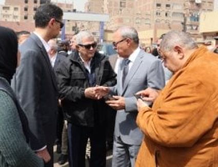 رئيس القابضة للمياه يتفقد موقع حريق محطتي صرف صحي الخصوص والقلج