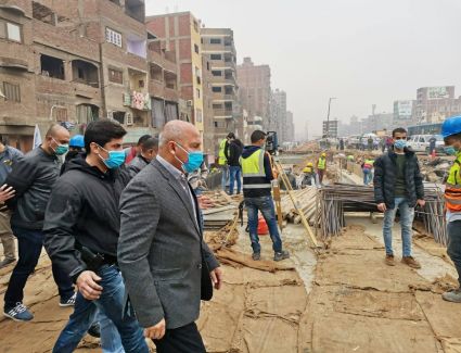 وزير النقل يتابع أعمال التطوير والصيانة الشاملة للطريق الدائري
