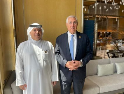 وزير الزراعة يلتقي مع نظيره الأردني ورئيس الهيئة العربية للاستثمار والإنماء الزراعي على هامش اجتماعات الرياض