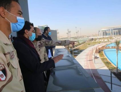 استعداد لبطولة العالم لكرة اليد.. وزير الرياضة يتفقد المدينة الرياضية بالعاصمة الادارية