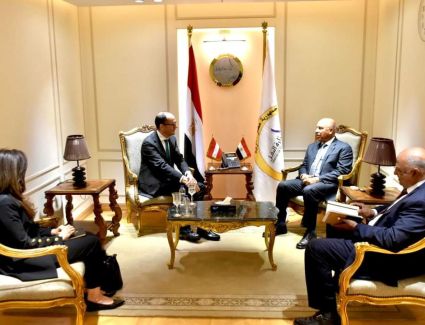 وزير النقل يلتقي سفير النمسا بالقاهرة ووفود 9 شركات متخصصة في كل قطاعات السكك الحديدية