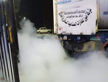 انفجار تنك أكسجين قبل تفريغة بمستشفي حميات نجع حمادي 