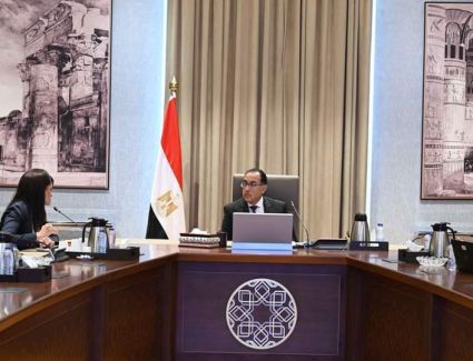 رئيس الوزراء يتابع مع مسئولي البنك الدولي جهود تنفيذ وثيقة سياسة ملكية الدولة وحوكمة الشركات الحكومية