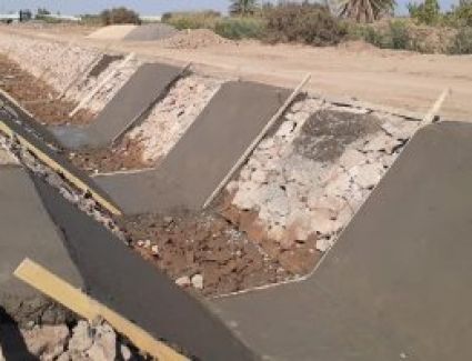 الحكومة تكشف الفائدة من استخدام الخرسانة في أعمال المشروع القومي لتأهيل الترع