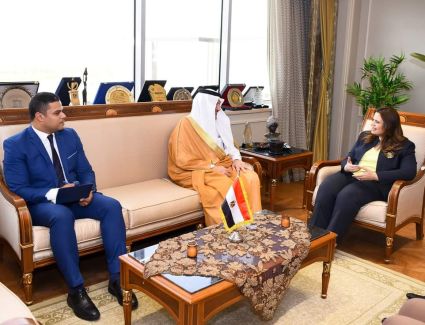 وزيرة الهجرة تستقبل السفير السعودي بالقاهرة لبحث ملفات التعاون المشترك