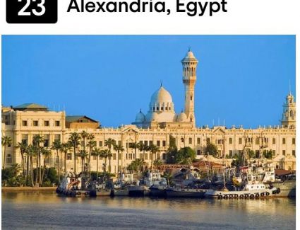 الاسكندرية ضمن أفضل الوجهات السياحية الرائجة فى العالم لعام ٢٠٢١.. حسب اختيار موقع تريب أدفايزر