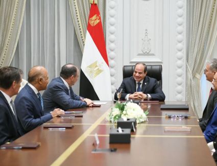 الرئيس السيسي يبحث من «أباتشي» أنشطتها في مصر  وزيادة حجم أعمالها