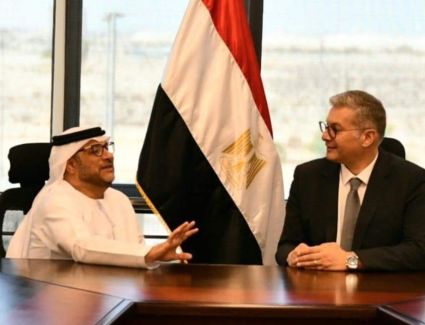 وزير البترول يبحث مع رئيس《الفجيرة》سبل التعاون المشترك 