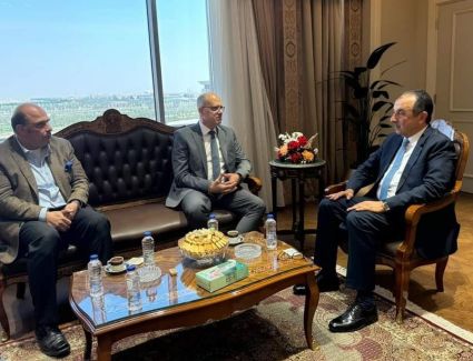 وزير قطاع الأعمال العام يبحث مع رئيس الجامعة الألمانية فرص التعاون