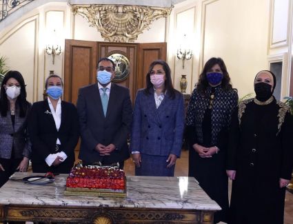 مجلس الوزراء يحتفل بالوزيرات بمناسبة يوم المرأة المصرية