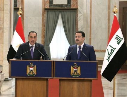 رئيس الوزراء: هناك تطابق كامل بين الرؤى المصرية والعراقية بشأن حق أشقائنا الفلسطينيين