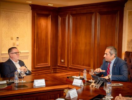 شركة العاصمة الإدارية تستقبل الرئيس التنفيذي لمؤسسة فوربس العالمية وتستعرض امكانياتها لاستضافة المؤتمر السنوي للمؤسسة لأول مرة في العاصمة الإدارية الجديدة