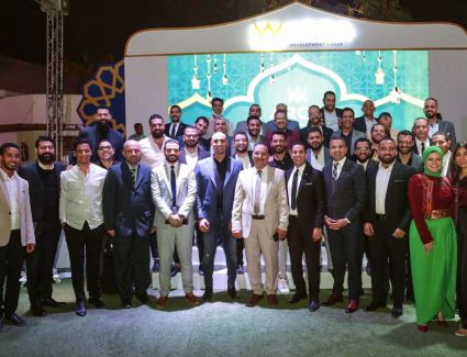 خالد عليش وعايدة الأيوبي يحييان حفل سحور أرقى للتطوير العقاري لعملاءها