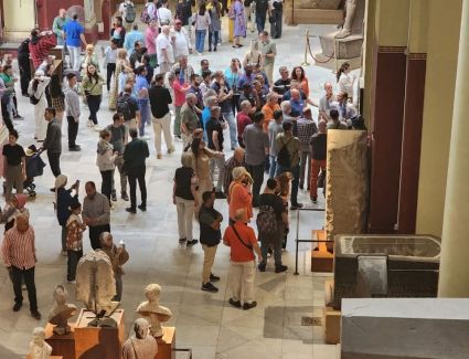 المتاحف والمواقع الأثرية تشهد إقبالًا كبيرًا من الزائرين خلال عطلة عيد الفطر المبارك