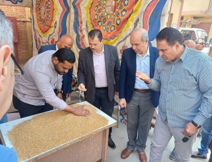 افتتاح موسم توريد القمح المحلي لعام 2025 بمحافظة الفيوم نظراً لنضج المحصول مبكرًا