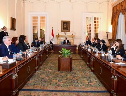 وزير الخارجية والهجرة يلتقي بغرفة التجارة الأمريكية بالقاهرة