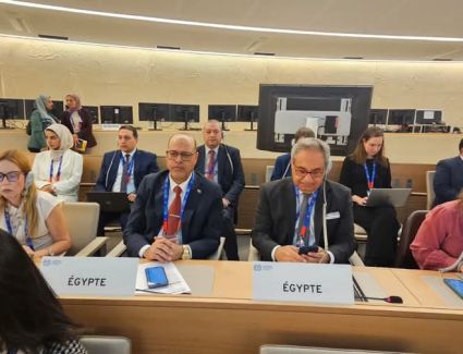 «العمل الدولية» تعتمد فلسطين عضو مراقب..ووزير العمل يلقي كلمة مصر ويؤكد ثوابت الدولة المصرية لصالح القضية الفلسطينية