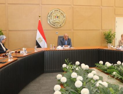 وزير الكهرباء والطاقة المتجددة يبحث مع وفدى بنك الاستثمار والاتحاد الأوروبيين سبل دعم الشراكة