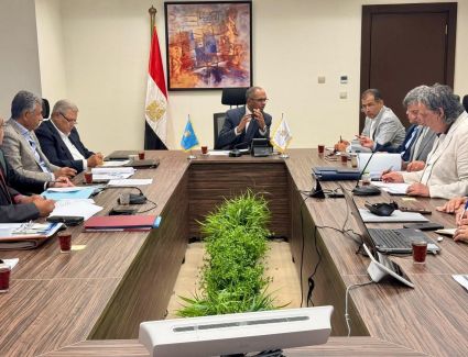 نائب وزير الاسكان يتابع موقف عددٍ من مشروعات مياه الشرب والصرف الصحى على مستوى الجمهورية