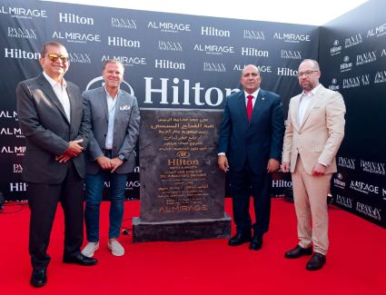 «الميراج للتطوير» تضع حجر الأساس لمشروع «هيلتون تاور» وفندق «هيلتون العاصمة» بحضور ممثل «هيلتون العالمية»