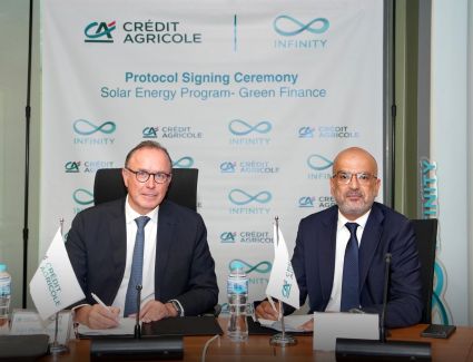 كريدي أجريكول مصر وإنفنيتي يطلقان شراكة استراتيجية لتسريع وتيرة التحول نحو الطاقة الشمسية في مصر