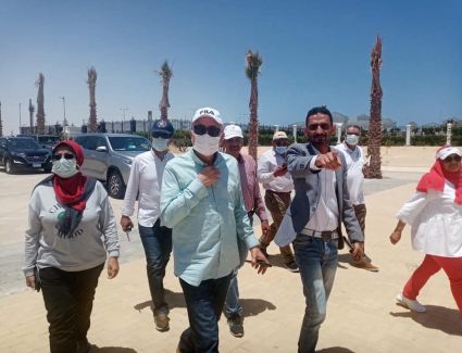 مسئولو "الإسكان" يتفقدون الممشى الشاطئي وجامعة العلمين الدولية بمدينة العلمين الجديدة