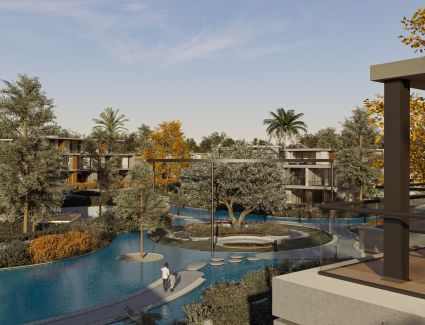 شركة Cornerstone Development  تطرح وحدات فاخرة 80 % تشطيب  بـ RED- Water Villas & Floating Gardens مستقبل سيتي