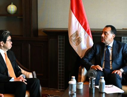 رئيس الوزراء يلتقى محافظ بنك اليابان للتعاون الدولي