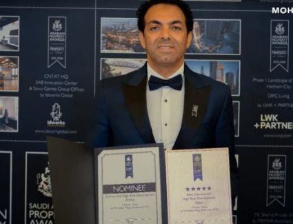 «محمد طلعت معماريون» تفوز بجائزة أفضل برج تجاري شاهق عن مشروع «أوبسيديير» بالعاصمة الإدارية