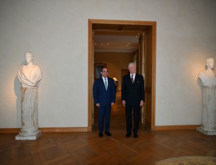 الرئيس السيسي لملك بلجيكا: نتطلع لمشاركتكم في افتتاح المتحف المصري الكبير