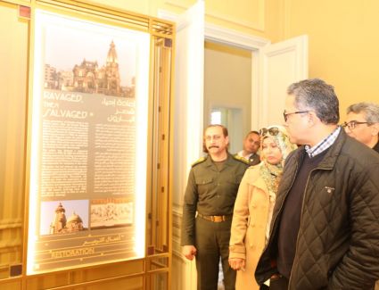 خالد العناني يتفقد مناطق آثار القاهره للاطمئنان على حالتها عقب "هطول الأمطار"