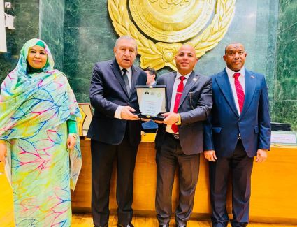 تكريم عربي للمهندس هيثم حسين بجامعة الدول العربية تقديراً لجهوده في خدمة النازحين وإعادة الإعمار