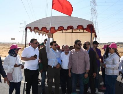 وزير الشباب والرياضة يطلق أولى فعاليات المهرجان الرياضى الأول بالجلالة للاحتفال بذكرى ثورة 30 يونيو 