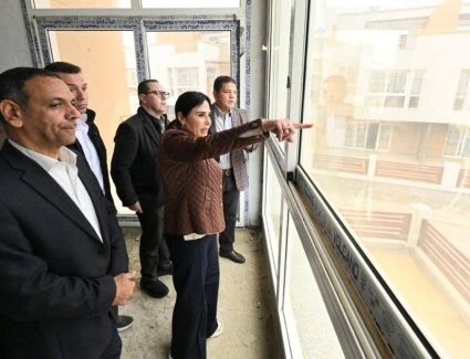 &nbsp;وزيرة الإسكان تتفقد المشروعات الجاري تنفيذها وأعمال التطوير بقرى مارينا