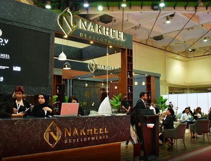 إقبال كبير على جناح شركة "نخيل للتطوير العقارى" خلال فعاليات معرض EPIS لليوم الثانى 