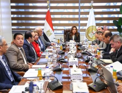 وزيرة التنمية المحلية والبيئة تتابع مع قيادات الوزارة الموقف التنفيذي لعدد من الملفات البيئية والتنموية بالمحافظات