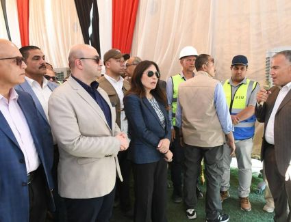 وزيرة الإسكان ومحافظ الفيوم يتفقدان محطة معالجة صرف صحي أبو شنب بمركز أبشواي