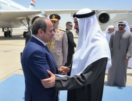 الرئيس السيسي يزور الإمارات ويلتقي الشيخ محمد بن زايد
