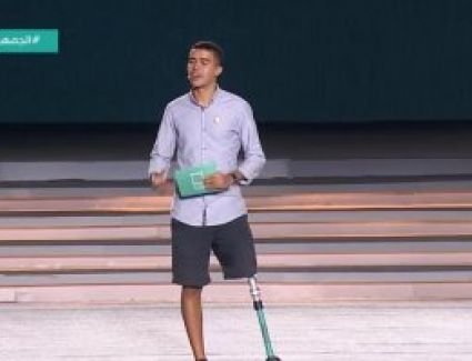 تعرف علي ..الشاب ياسين الزغبى بطل احتفالية حياة كريمة" 