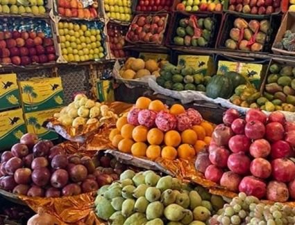 أسعار الفاكهة اليوم الخميس 24 سبتمبر 2026 في سوق العبور.. المانجو والعنب أبرز الأصناف