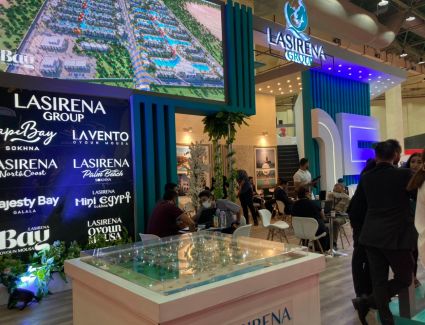 "لاسيرينا" تطرح وحدات بالساحل الشمالى والعين السخنة ورأس سدر بخصومات تصل الى 50 % بمعرض الأهرام العقارى