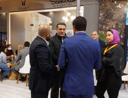 إقبال كبير على جناح"  اكام " باليوم الأول لمعرض عقارى الاهرام