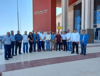 وفد من مصر للطيران وشركاتها التابعة يتفقد مطار برنيس الدولى استعدادًا للتشغيل المنتظم للرحلات القاهرة فى 21 أغسطس 2021