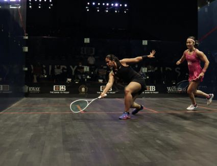 استكمال فعاليات الربع النهائي  لبطولة  " سي أي بي مصر الدولية المفتوحة للاسكواش 2021" البلاتينية للرجال والسيدات